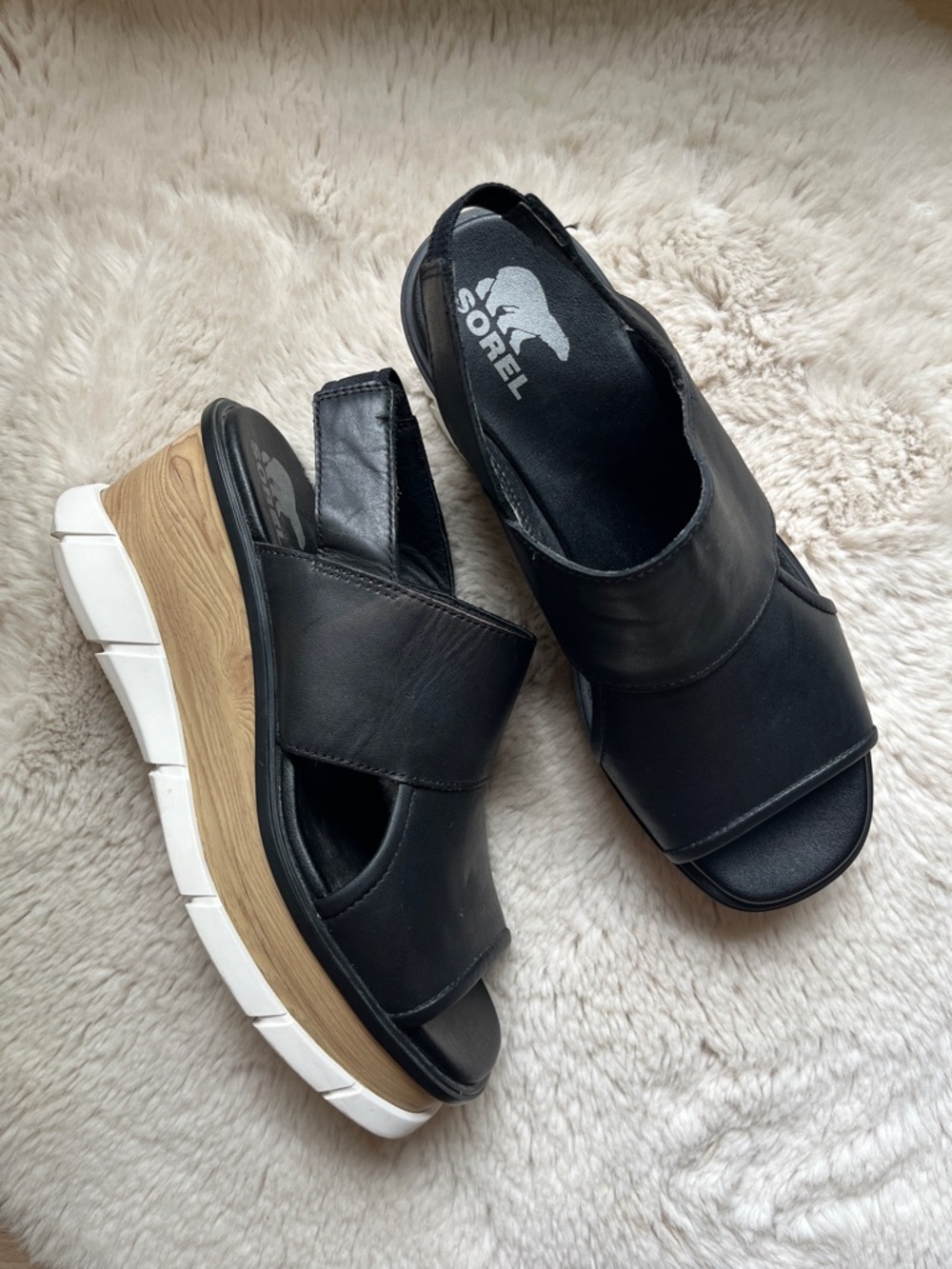 Sorel Joanie III Slingback Leather Sandal